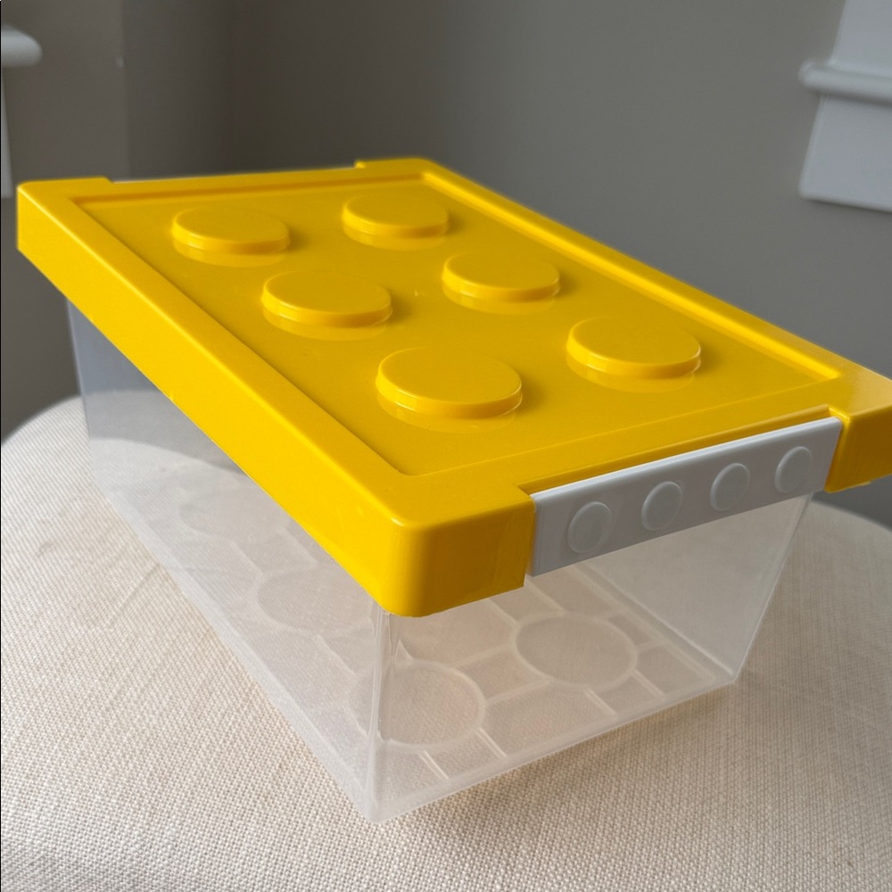 Lego Brick Storage Box 10x7x5 inches
